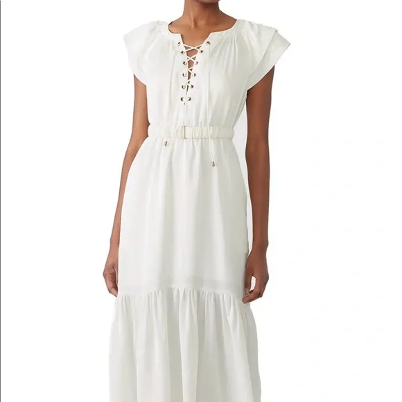 Sabina Musayev | Dresses | Sabina Musayev White Maxi Dress | Poshmark